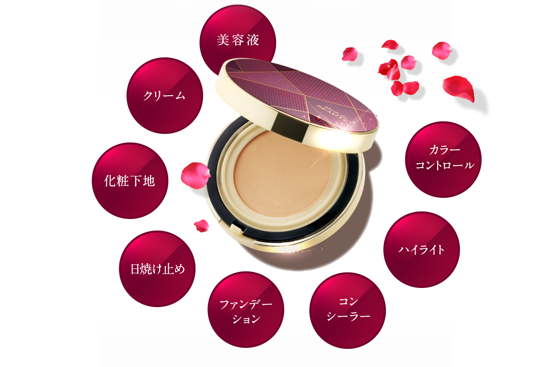 美容液 クリーム 化粧下地 日焼け止め ファンデーション コンシーラー ハイライト カラーコントロール