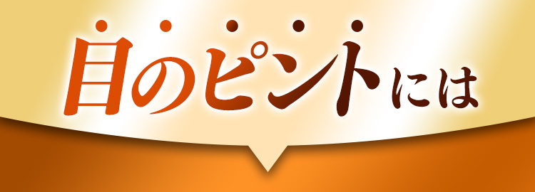 目のピントには